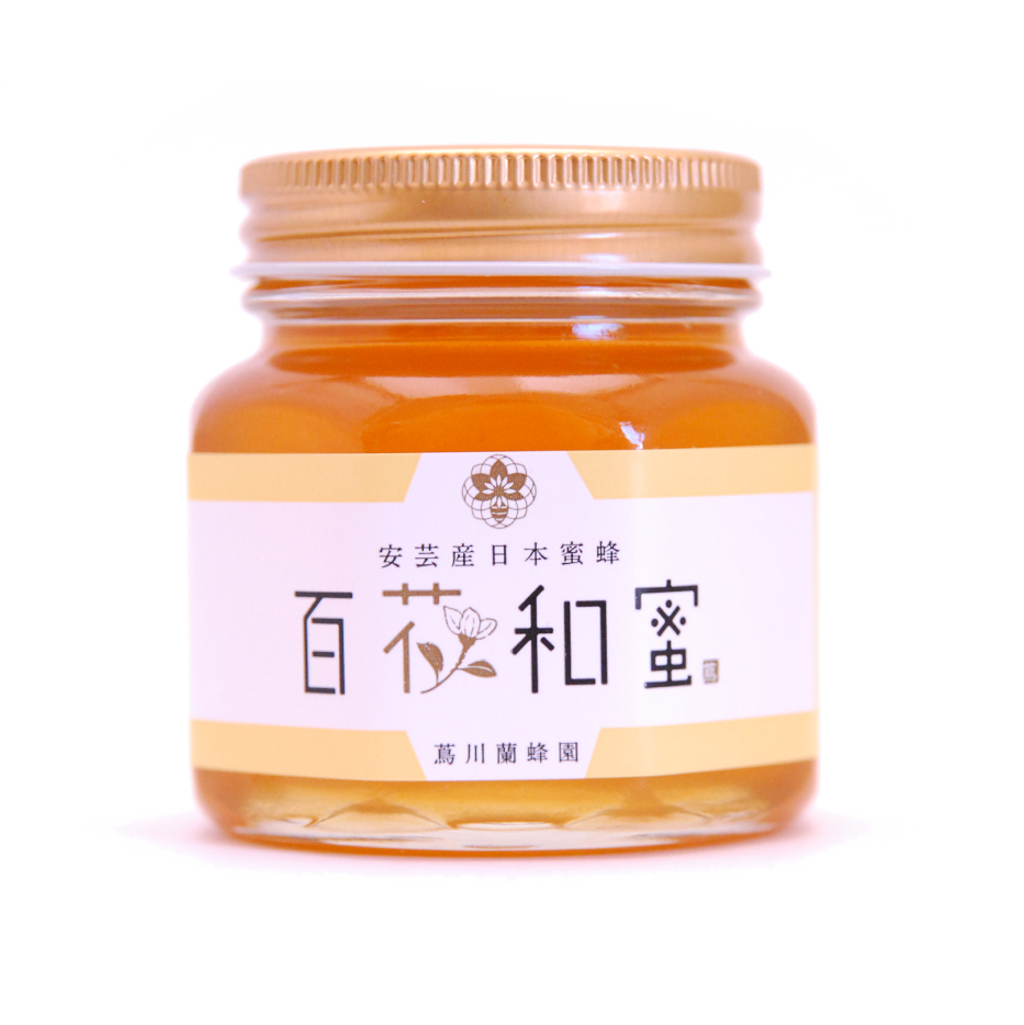 日本ミツバチの安芸産ハチミツ　百花和蜜　150g